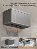 Axyaa Toilet Tissue Box: Wall Mounted Bathroom Paper Storage Rack