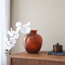 Axyaa Retro Style Luxury Glass Vase for Home Decor and Flowers Hydroponics