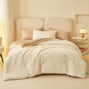 Axyaa Plaid Milk Velvet Winter Blanket | Single & Double, Thick, Feather Core | Spring & Autumn Blanket