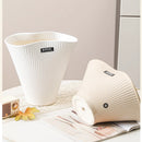 Axyaa White Ceramic Vase for Home Decor, Large Caliber Vase for Living Room and Dining Room