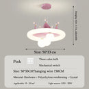 Axyaa Cloud Crown Chandelier: Nordic Creative Princess Bedroom Lighting