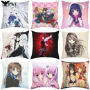Axyaa Anime Pillow Covers for Sofa, Car, or Sleeping Pillows - 50x50 Decorative Cushion Cover