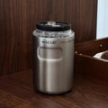 Axyaa Stainless Steel Coffee Mug with Straw, Leak-Proof Car Thermos, 350ml Fashion Thermal Flask