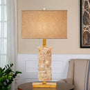 Axyaa Luxury Marble LED Desk Lamp for Modern Bedrooms