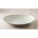 Axyaa Japanese Retro Ceramic Tableware Oval Bowl Salad Plate Set