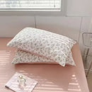 Axyaa Romantic Pink Tulip Bedding Set – Twin Full Queen Princess Style