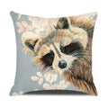 Axyaa Cartoon Animals Portrait Cushion Cover 45x45cm