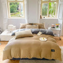 Axyaa Plush Duvet Cover Set - Cozy Winter Bedding for Double Bed