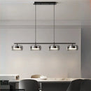 Axyaa Glass Shade LED Pendant Light for Dining Room and Kitchen