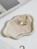 Axya Nordic Style Travertine Storage Tray - Home Storage Decoration