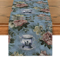 Rose Table Runner by Axyaa - Elegant European Style for Dining, Wedding, Party Decor