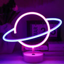 Axyaa Neon Pineapple Coconut Tree Night Light: Bar Bedroom Decor & Party Lamp