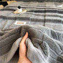 Soft Plush Blanket & Pillowcase Set Lightweight Warm Fleece Throws for Bed or Sofa by Axyaa