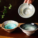 Axyaa Retro Ceramic Pasta Bowl Dessert Snack Salad Serving Molecular Cuisine Restaurant Tableware