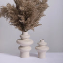 Axyaa Ceramic Spiral Vase | Modern Home Decor Living Room Decoration
