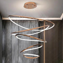 Axyaa Crystal Pendant Chandelier for Nordic Home Decor & Living Room Lighting