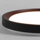 Axyaa Walnut Grain Smart Ceiling Light for Bedroom and Living Room