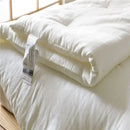Axyaa Quilted White Comforter Queen Size All Season Down Bedding