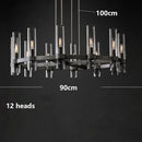 Axyaa Modern LED Pendant Chandeliers for Living Room & Dining Room