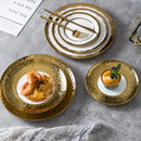 Axyaa Nordic Phnom Penh Ceramic Steak Plate - Light Luxury Western Tableware