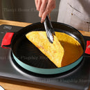 Axyaa Non-Stick Round BBQ Grill Pan - Korean Style Kitchen Accessory