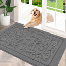 Axyaa Indoor Dirt Trapper Door Mat 36x59, Non-Slip Washable Absorbent Welcome Rug