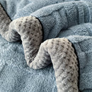 Axyaa Coral Fleece Blanket: Soft, Plush, All-Season Bed Throw for Home & Office