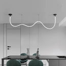 Axyaa Nordic Minimalist LED Pendant Chandelier for Living and Dining Room