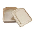 Axyaa Toast Bento Box: Reusable Sandwich Bread Storage for Office, School, Picnics