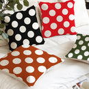 Axyaa Linen Red Christmas Pillows 45x45 for Living Room Decor