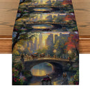 Axyaa Farmhouse Dining Table Runner Set for Party Table Decor and Home Interiors