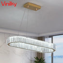 Axyaa Modern Crystal Ceiling Chandeliers, Changeable Lighting Fixture for Living Room, Bedroom, Restaurant or Home Décor