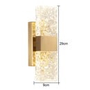 Axyaa Modern Glass Ripple Wall Lamp for Stylish Home Decor