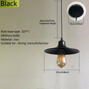 Axyaa Industrial Retro Pendant Light, E27 Base for Restaurant Kitchen Counter.