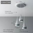 Axyaa Modern Plating Pendant Lights Chandeliers for Dining Room Kitchen Bedroom