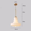 Axyaa Retro Glass LED Pendant Chandelier for Kitchen, Bedroom, and Bar
