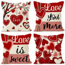 Axyaa Love Print Pillowcase - Romantic Sweet Home Decor & Gift