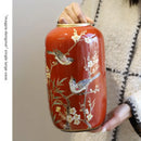 Axyaa New Chinese High-End Ceramic Vase for Elegant Living Room Decoration