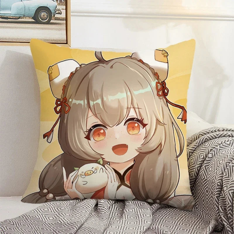 Axyaa 45x45cm Onmyoji Cushion Cover for Stylish Home Decor