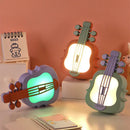 Axyaa LED Violin Night Light Lamp with RGB Color, USB Charging - Bedroom Bedside Table Lighting