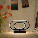 Axyaa LED Desk Lamp Dimmable Modern Lighting for Bedroom & Living Room