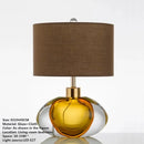 Axyaa Nordic Glaze Table Lamp LED Iiving Room Bedroom Hotel Desk Light
