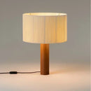 Solid Wood Minimalist Table Lamp for Bedroom Living Room by Axyaa