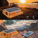 Axyaa Solar Flood Light: Rechargeable LED Spotlight Projector for Outdoor Construction