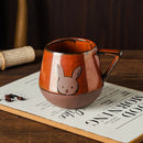 Axyaa Nordic Hand-painted Ceramic Mug - Creative Japanese Milk Water Cup