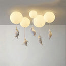 Axyaa Bear Cartoon Kids Pendant Light Bedroom Children's Room Decor LED