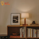 Axyaa Wabi-sabi Solid Wood Floor Lamp LED E27 Zen Art Decor Corner Stand Lighting