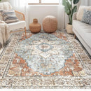 Axyaa Light Luxury Bohemian Area Rug for Living Room or Bedroom
