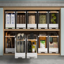 Axyaa Sliding Metal Storage Basket for Kitchen Cabinet Organization