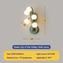 Axyaa Modern Elegant LED Flower Table Lamp & Wall Light for Bedroom Night Reading